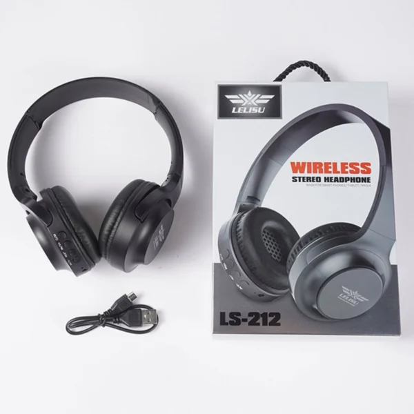 lelisu ls 212 wireless stereo headphones | bluetooth headset for smartphones, tablets & mp3/mp4