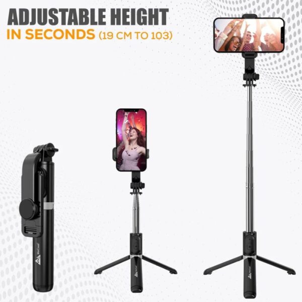 neepho p170s selfie stick tripod | premium metal build for ultimate stability