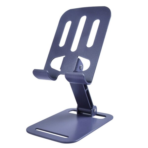 multi angle 360° rotating metal phone & tablet stand | foldable, universal & elegant