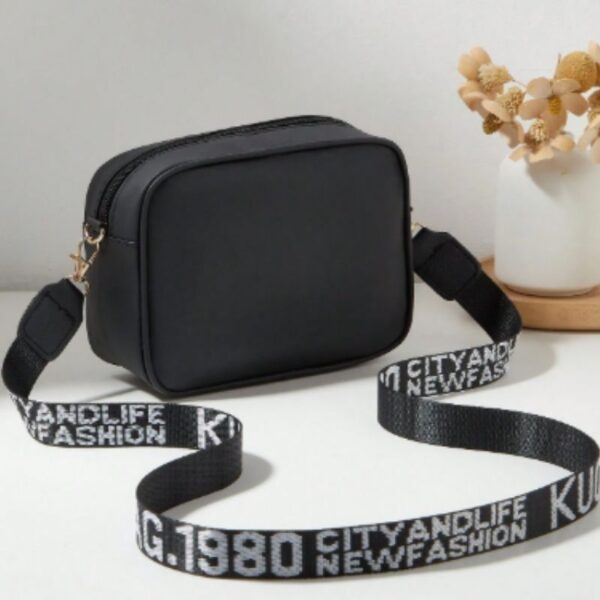 leather handbag for girls & women | stylish shoulder bag for daily use & gift | black