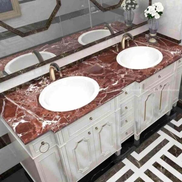 marble sheet sticker | autumn brown design | 60cm x 200cm | waterproof self adhesive pvc wallpaper for furniture & walls