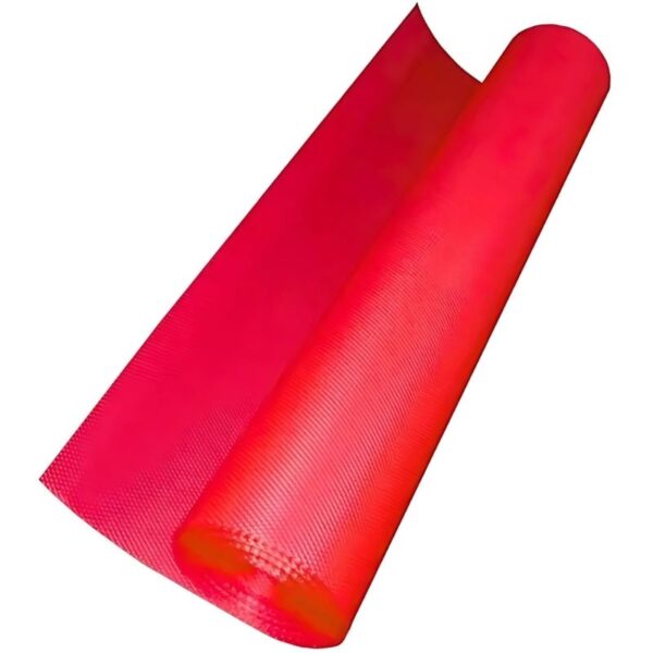 anti slip fridge & shelf mat | waterproof & washable sheet for kitchen, drawer, cabinet use | red