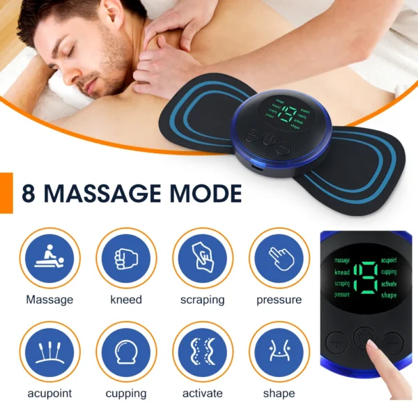 ems butterfly portable neck massager