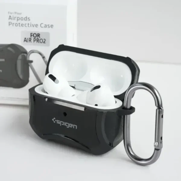 airpods protective case | pro 2/pro/airpods 3 full protective case with metal hook