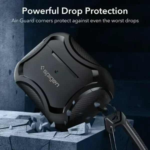 airpods protective case | pro 2/pro/airpods 3 full protective case with metal hook