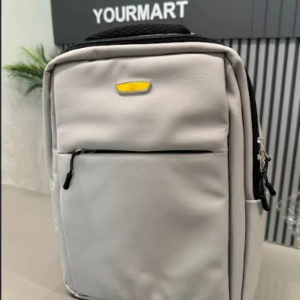 laptop backpack | lightweight, durable, water resistant travel bag | light silver