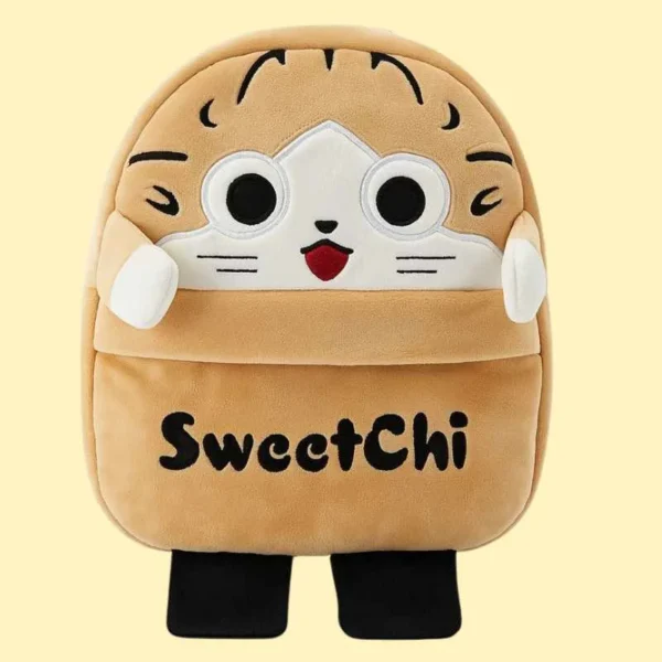 cute plush sweetchi character backpack for girls | stuffed school bag & gift for kids