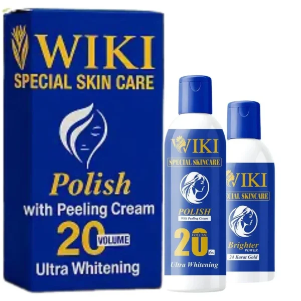 wiki exfoliating skin polish | natural glow & soft skin formula