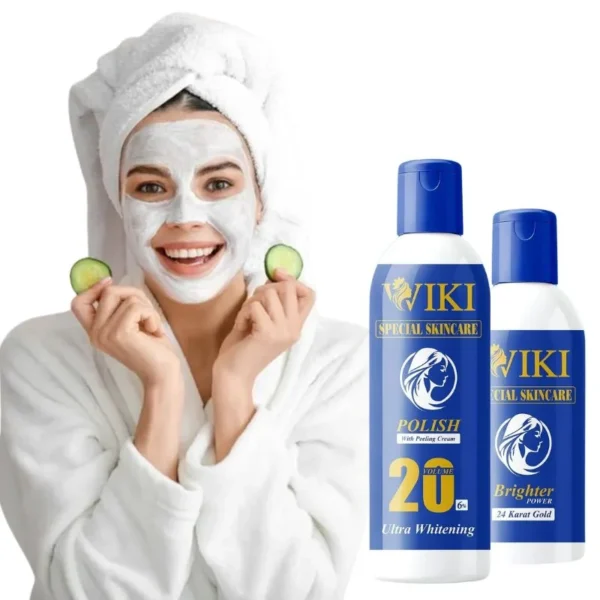 wiki exfoliating skin polish | natural glow & soft skin formula