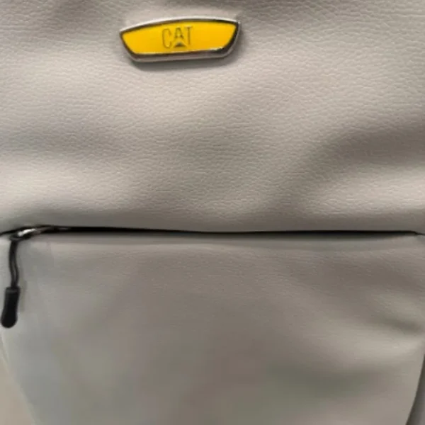 laptop backpack | lightweight, durable, water resistant travel bag | light silver