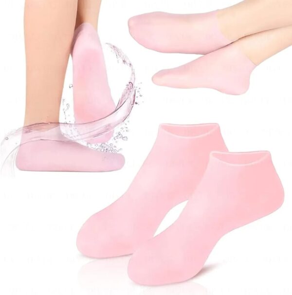 silicone jelly socks | box packed | ultra moisturizing gel foot care protector