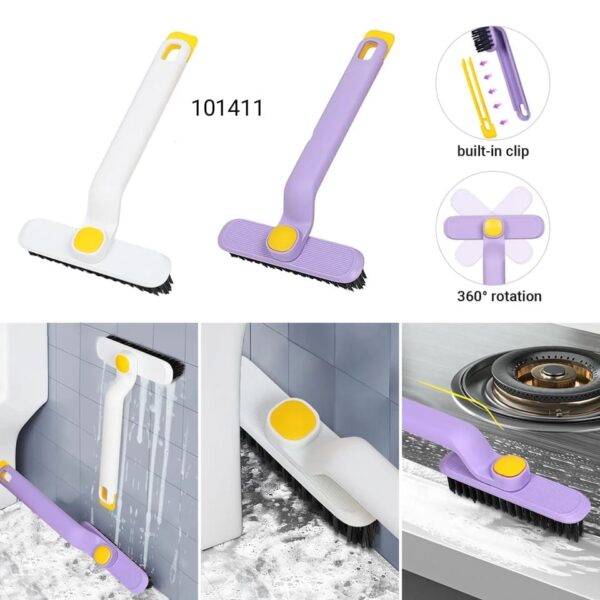 multi function rotating crevice cleaning brush, 360° deep |clean for hard to reach gaps | ideal for home, kitchen & bathroom