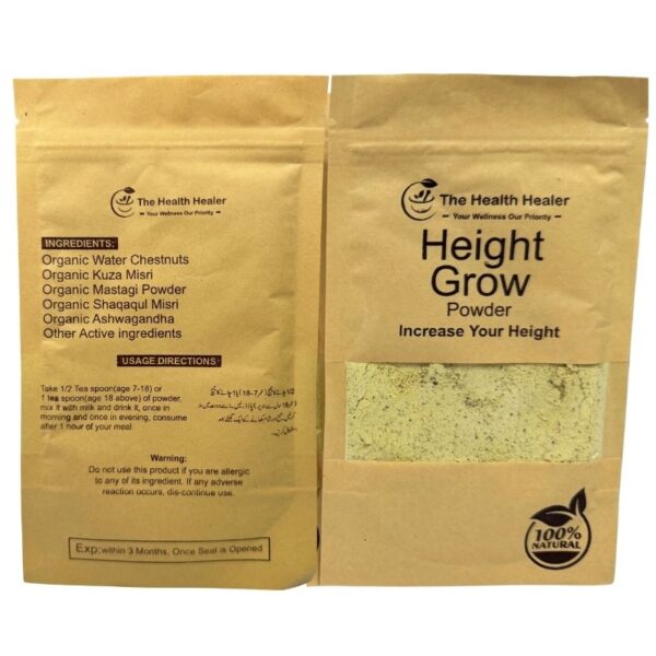 health healer height growth powder | ayurvedic height growth veda | boost your height naturally