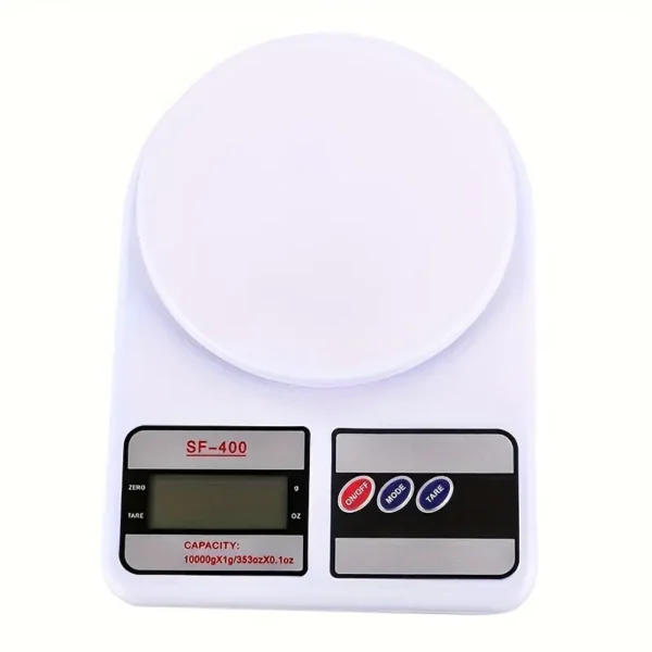 digital kitchen weighing scale | 10kg capacity | high precision lcd display with tare function