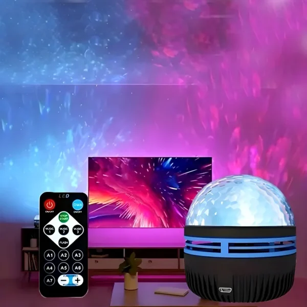 q6 mini led starry projection light with remote control